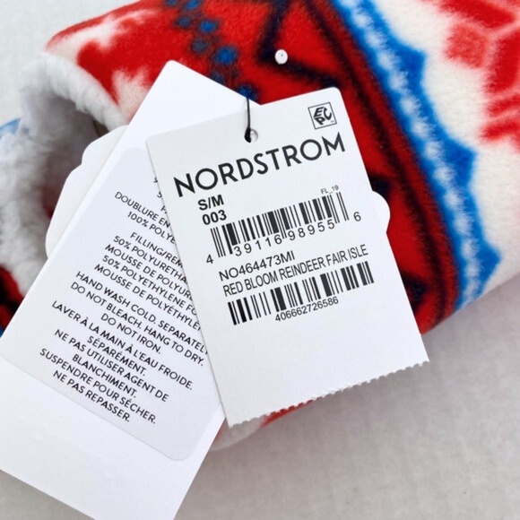 NEW Nordstrom Convertible Microfleece Family Scuff Slippers Small/Medium - Picture 14 of 15